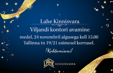 Lahe Kinnisvara Viljandi büroo