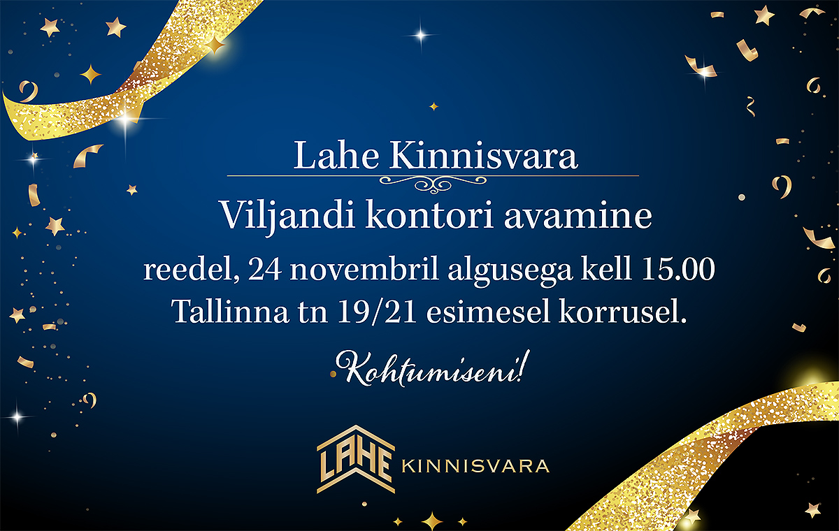 Lahe Kinnisvara Viljandi büroo